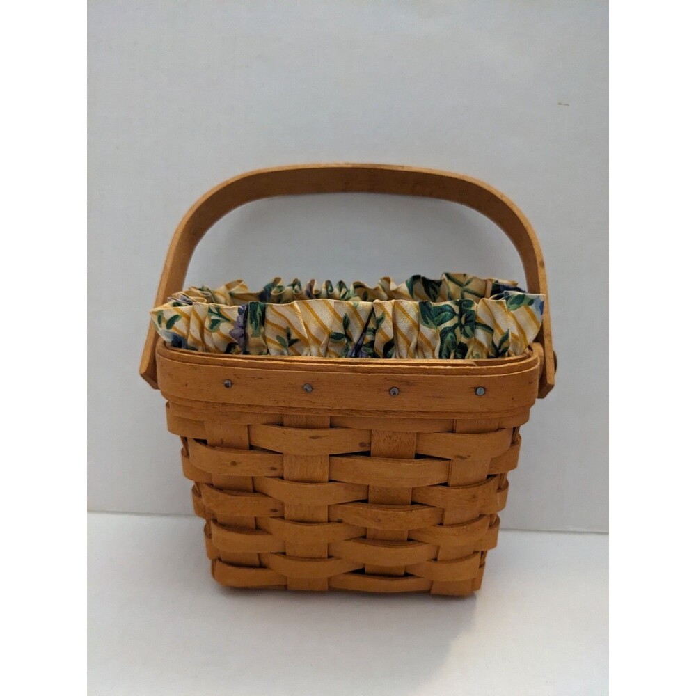 Longaberger Basket Signed RAF 1997 Hostess w/ Liner & Plastic Protector RETIRED
